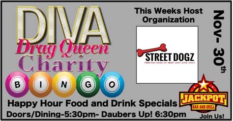 DIVA Drag Queen Charity Bingo .